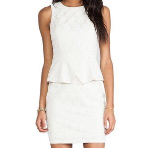 MM Couture Nordstrom White Crochet Dress